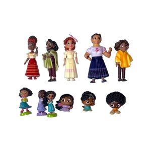Encanto Mini Figures Lot - 11 Pieces - 1 - 3” - Bruno, Luisa, Mirabel, & More